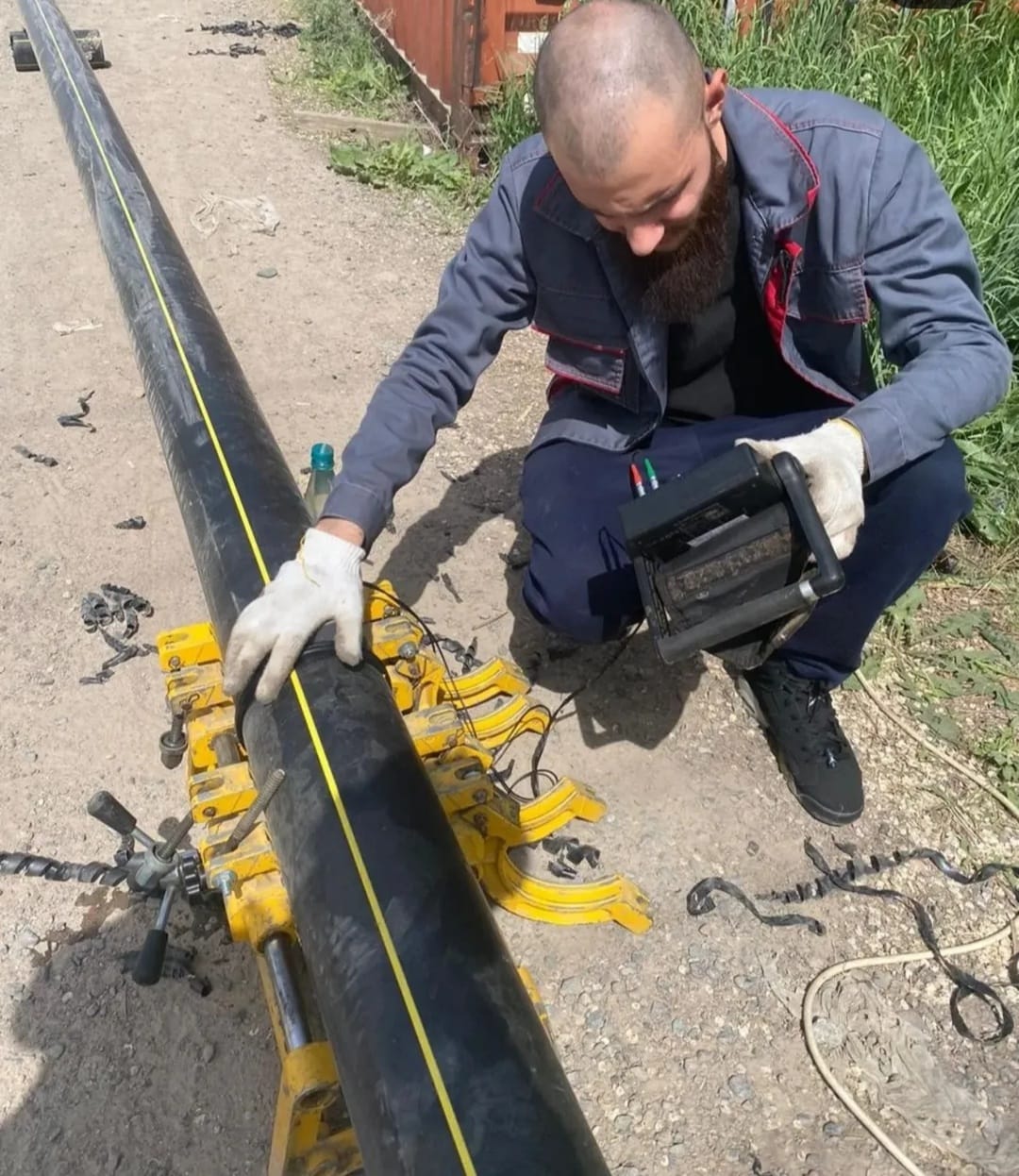 Қайрат шағын ауданында газ құбыры желісін қайта жаңғырту жұмыстары жүріп жатыр