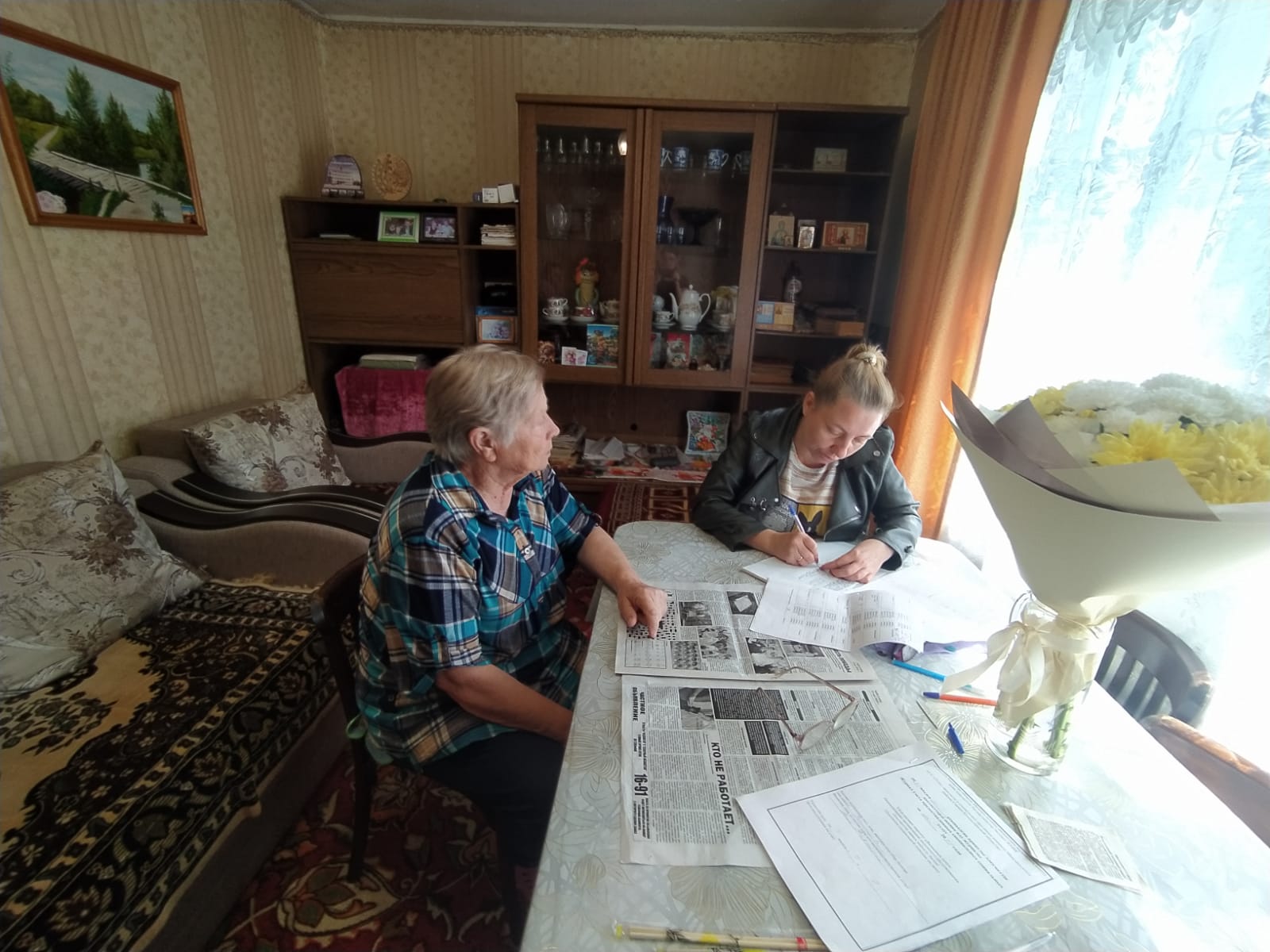 Әлеуметтік қызметкерлердің учаскелерін бақылау