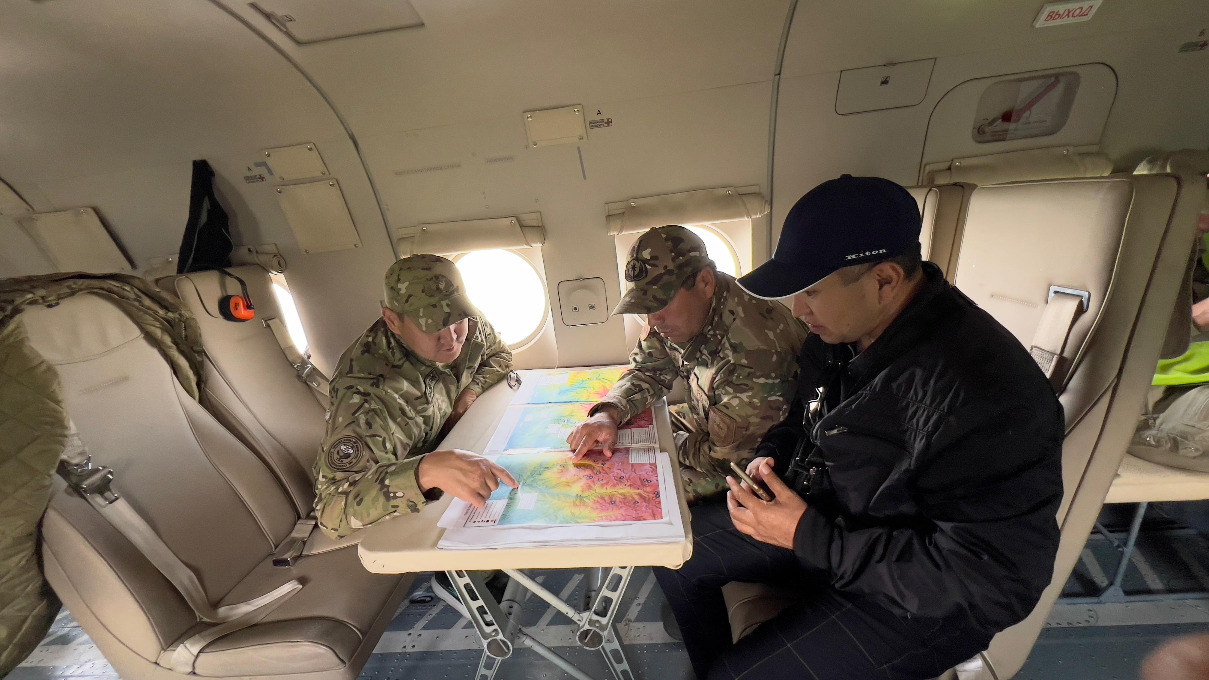 Алматы облысындағы сел қаупі бар кезеңнің басталуына байланысты мореналық көлдер мен өзен арналарын әуеден визуалды тексеру