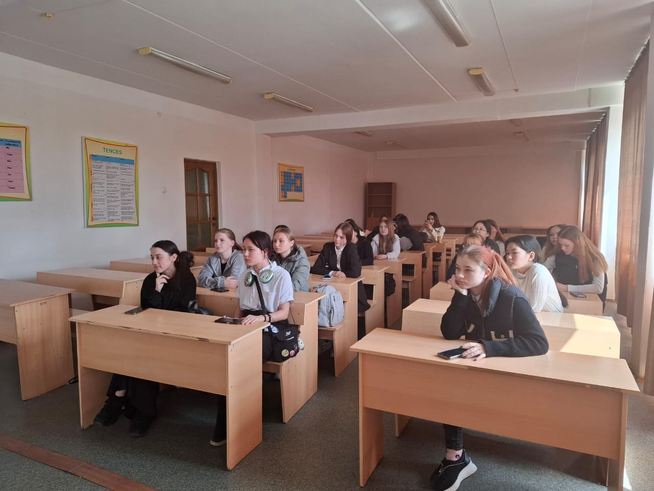 Қостанай әлеуметтік-техникалық колледжінің студенттеріне түсіндіру жұмыстары