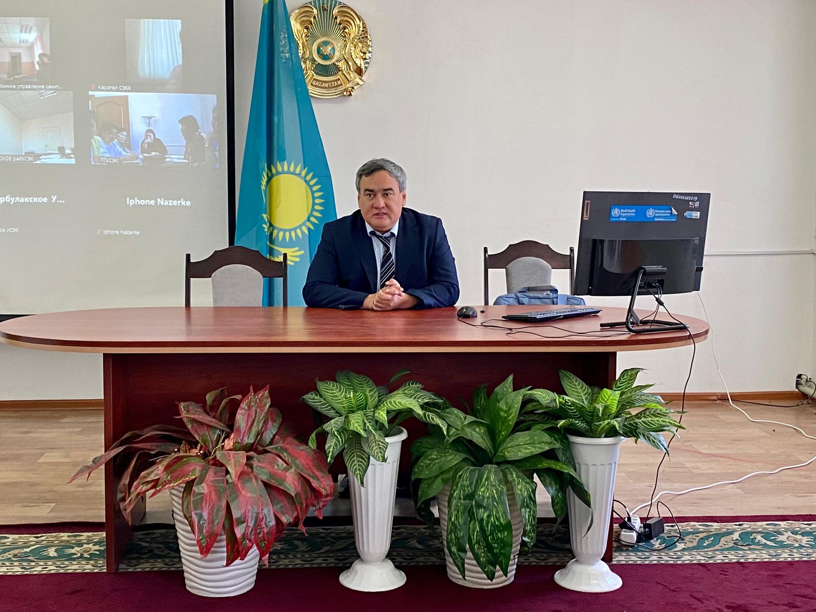Халықтың денсаулығына қауіп-қатерді бағалау мәселелері бойынша жұмыс орындарында оқыту жүргізе отырып, әдістемелік көмек көрсетілді