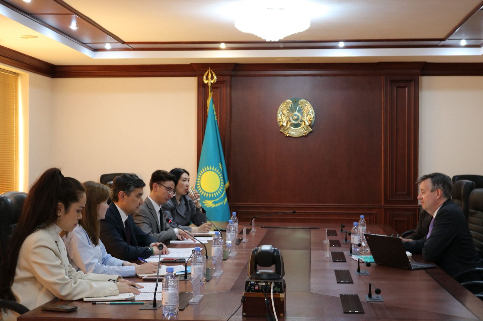 Бүгін метан шығарындыларын азайтуға арналған көпжақты платформа құру мәселелері бойынша Жасыл климаттық қор (GCF) өкілдерімен кездесу өтті