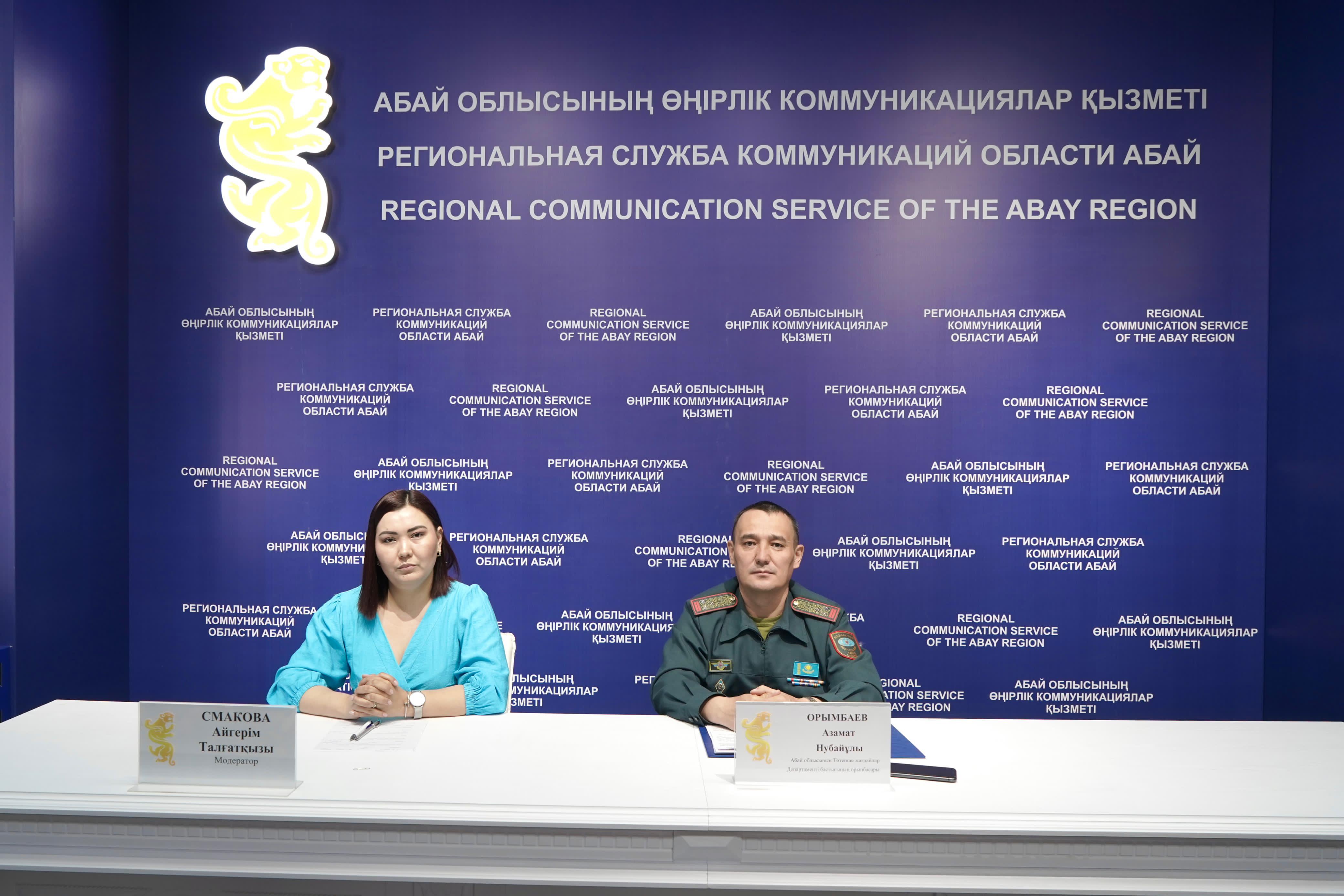 Абай облысында су айдындарындағы қауіпсіздік шаралары күшейтілуде