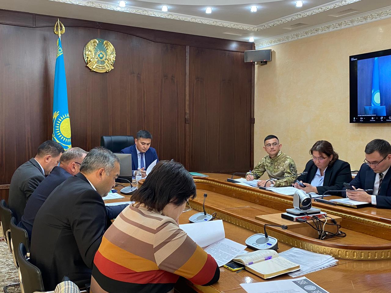 Қостанай облысының Төтенше жағдайлардың алдын алу және жою жөніндегі облыстық комиссиясының отырысы өткізілді