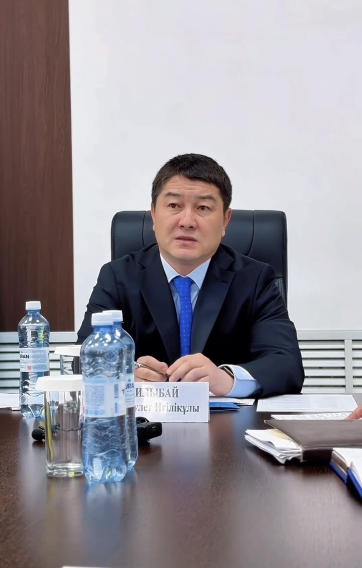 Маңғыстау облысының әкімі Нұрдәулет Қилыбай жеке қабылдау өткізді