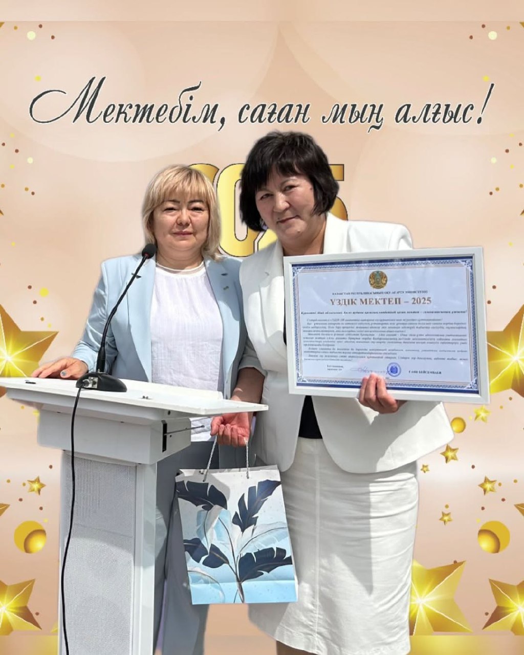 Аягөз қаласынан “Қалалық көпбейінді қазақ мектеп-гимназиясы”КММ-і “Үздік мектеп-2025” тізіміне енді.