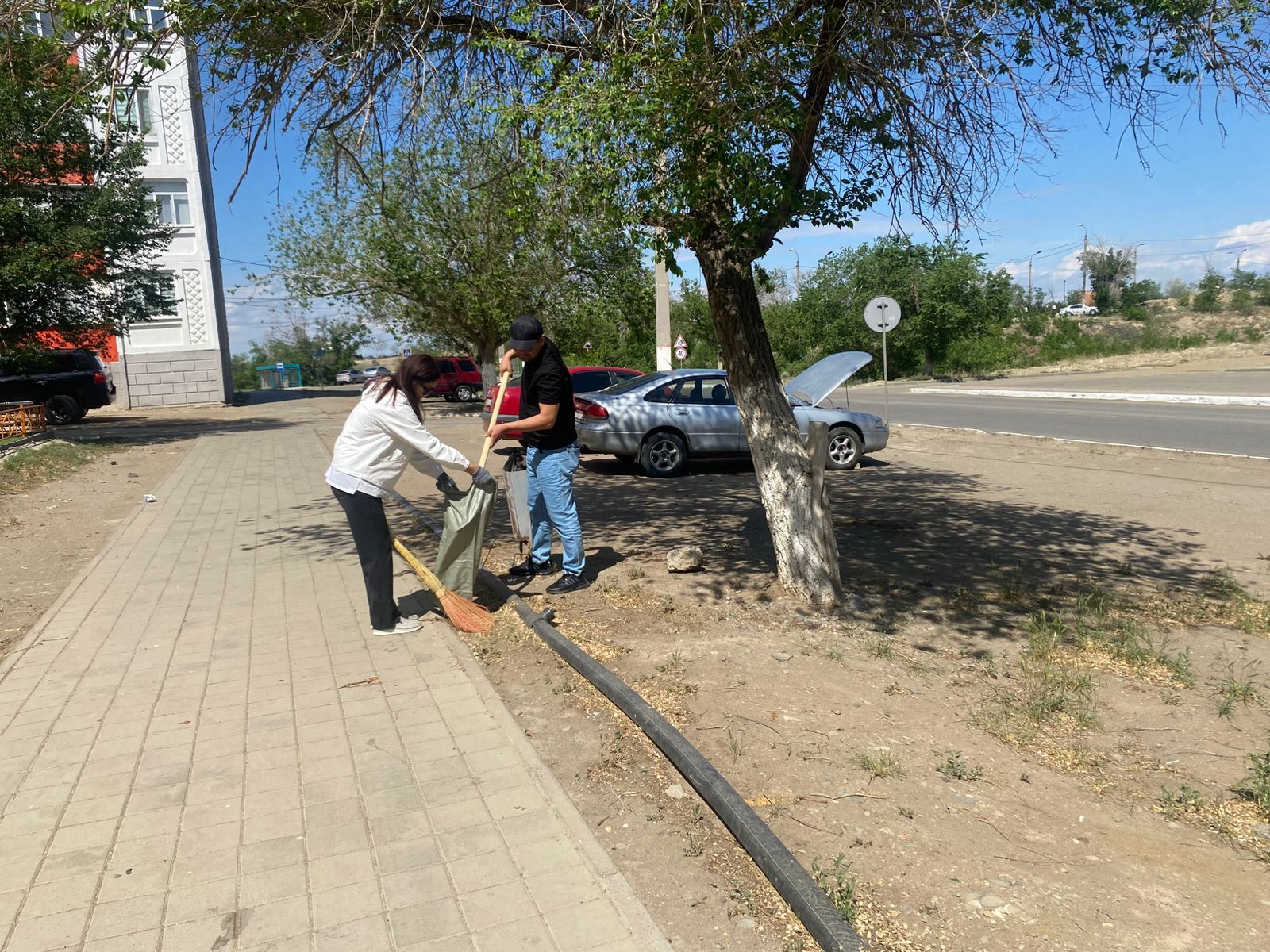 Туған өлкенің тазалығына қосқан үлес!