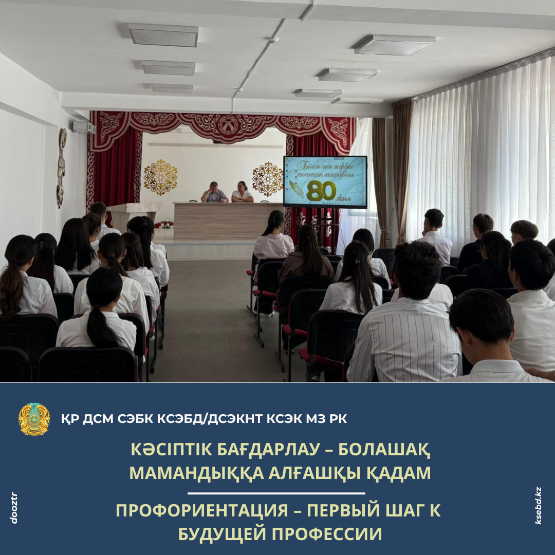Кәсіптік бағдарлау – болашақ мамандыққа алғашқы қадам
