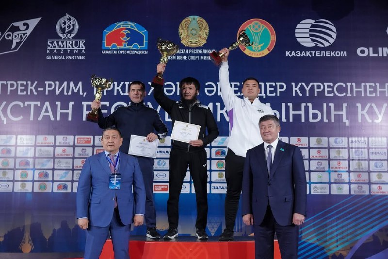 Жамбыл облысы еркін күрестен Қазақстан Кубогының иегері