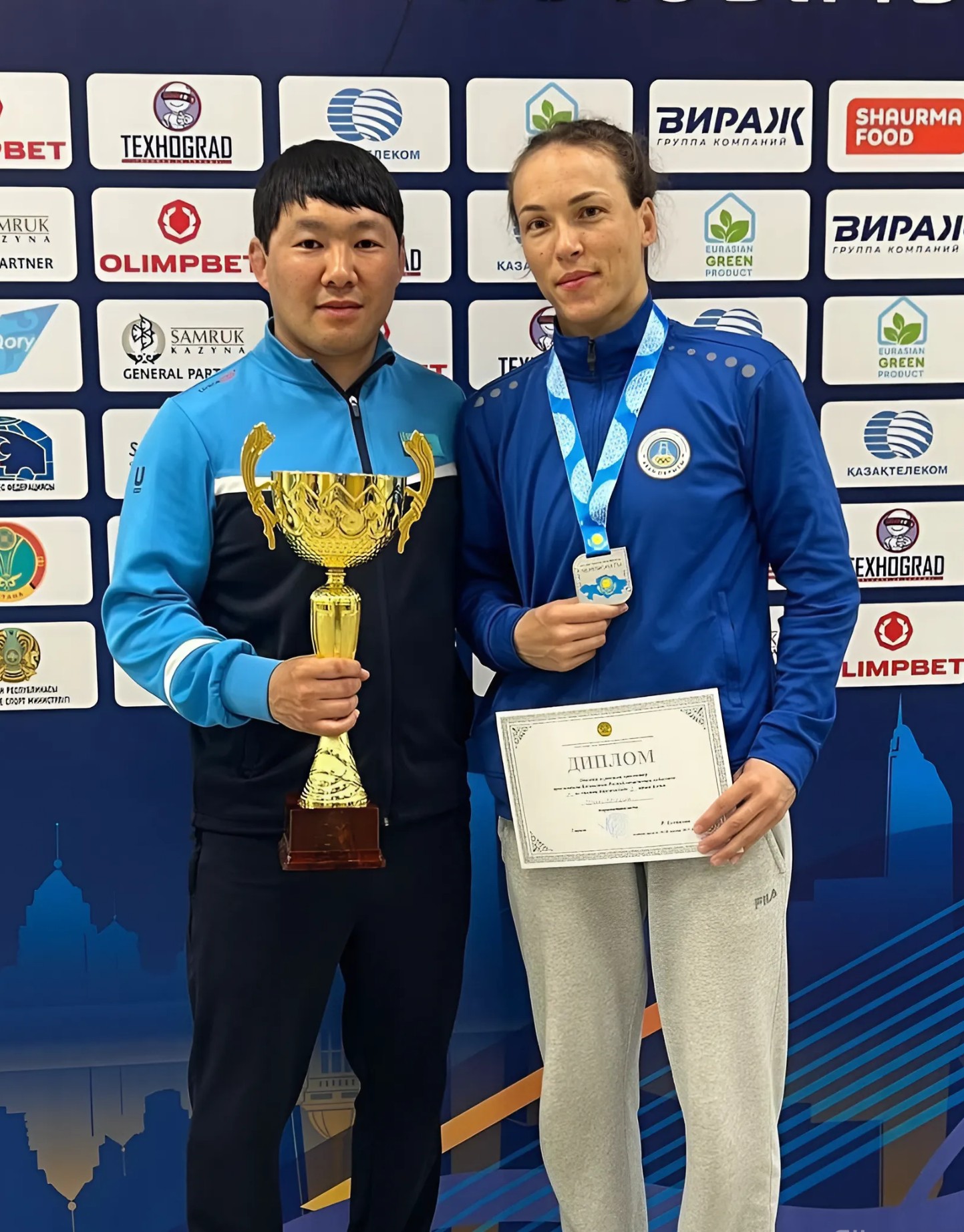 Ирина Казюлина — ҚР Кубогының күміс жүлдегері
