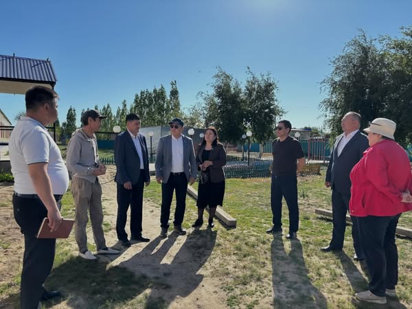 “Асанәлі” бөбекжай бақшасына жүргізіліп жатырған күрделі жөндеу жұмыстарына депутаттық бақылау жүргізілді