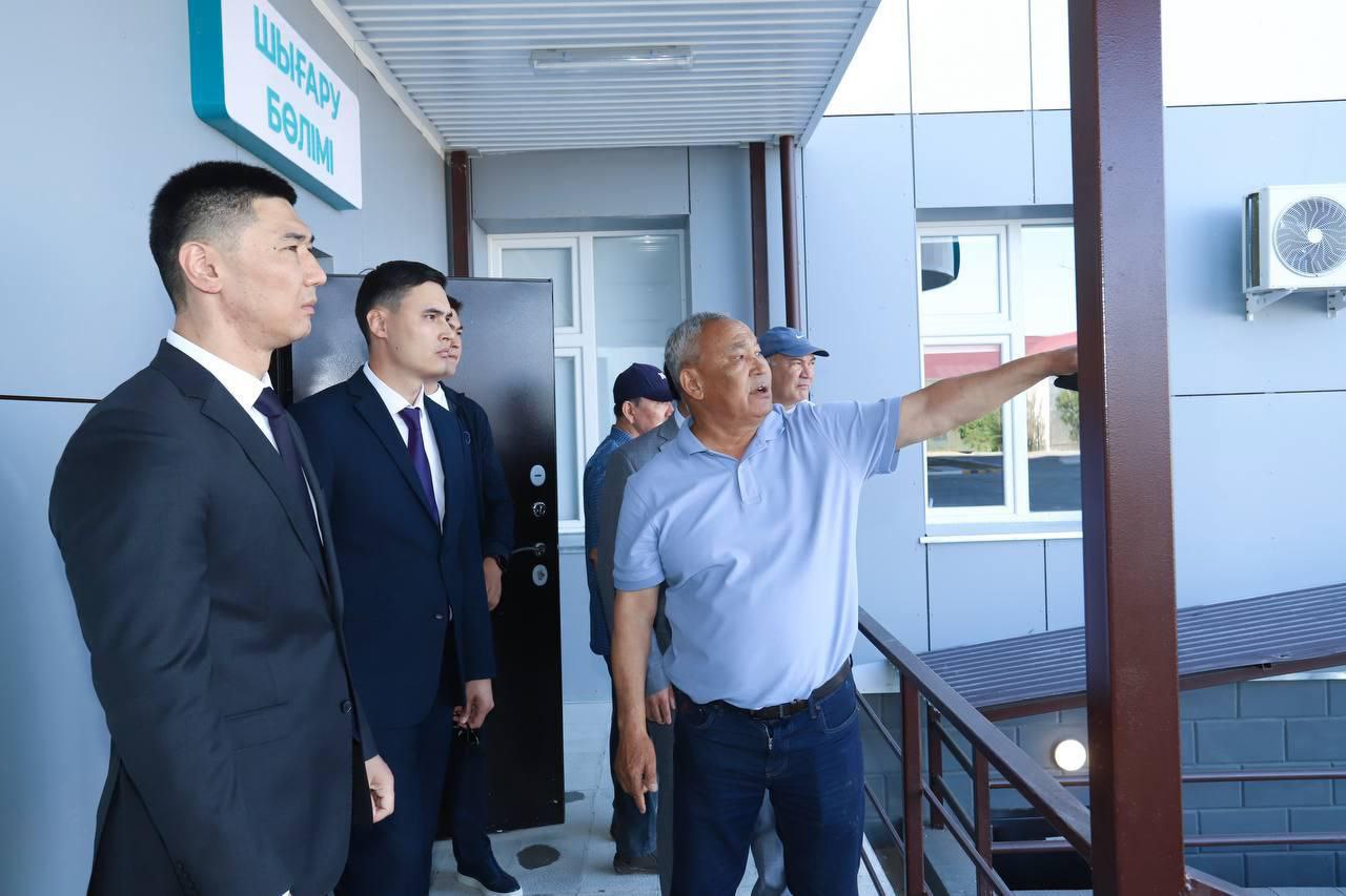 Нысандар бақылауда: Мұнайлы аудандық орталық ауруханасының құрылысына мониторинг жүргізілді