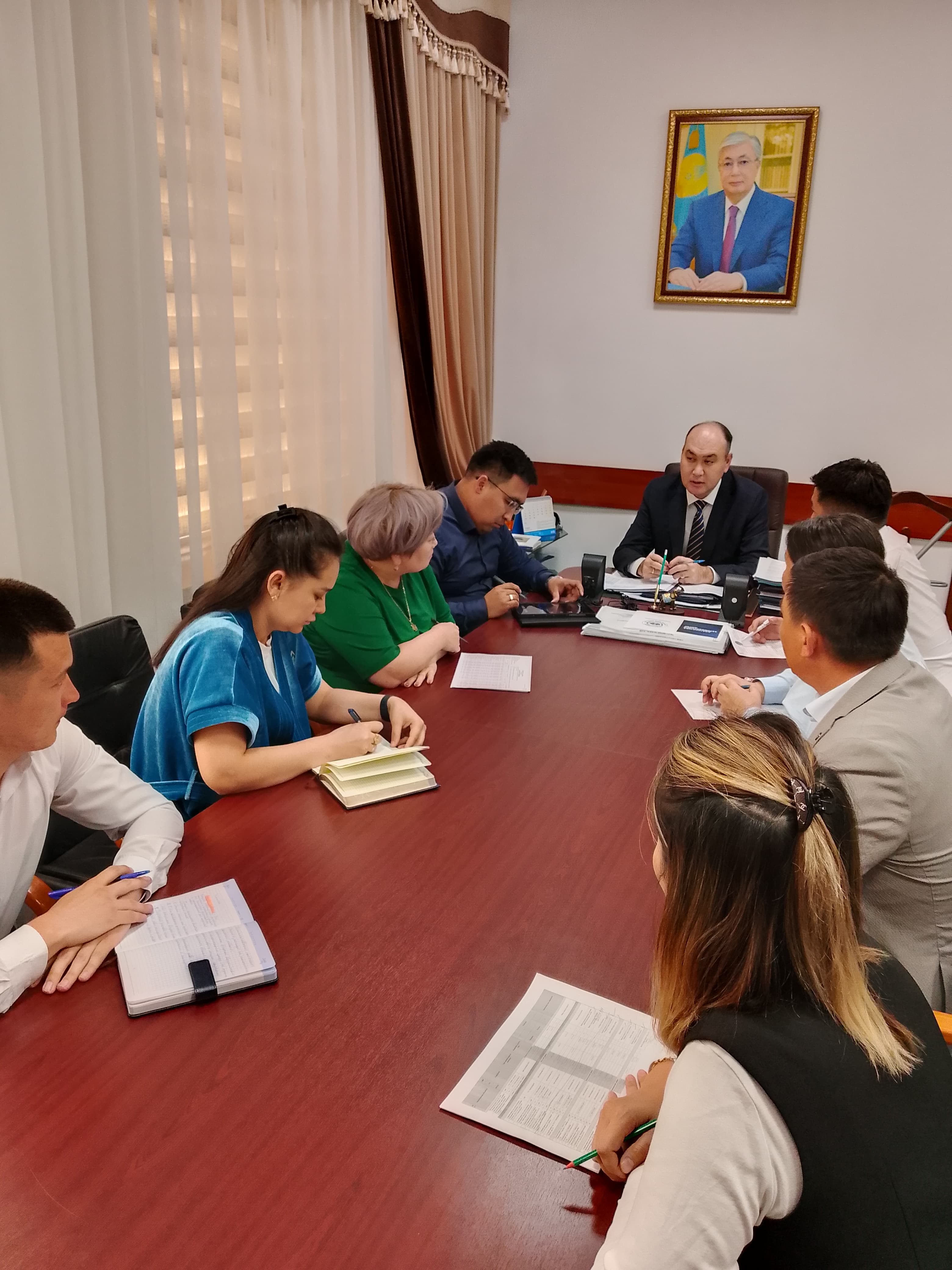 Басқармада көрсетілетін мемлекеттік қызметтердің сапасын арттыру және басқарма аппаратын бюрократиядан арылту мәселелері бойынша кеңес өткізілді