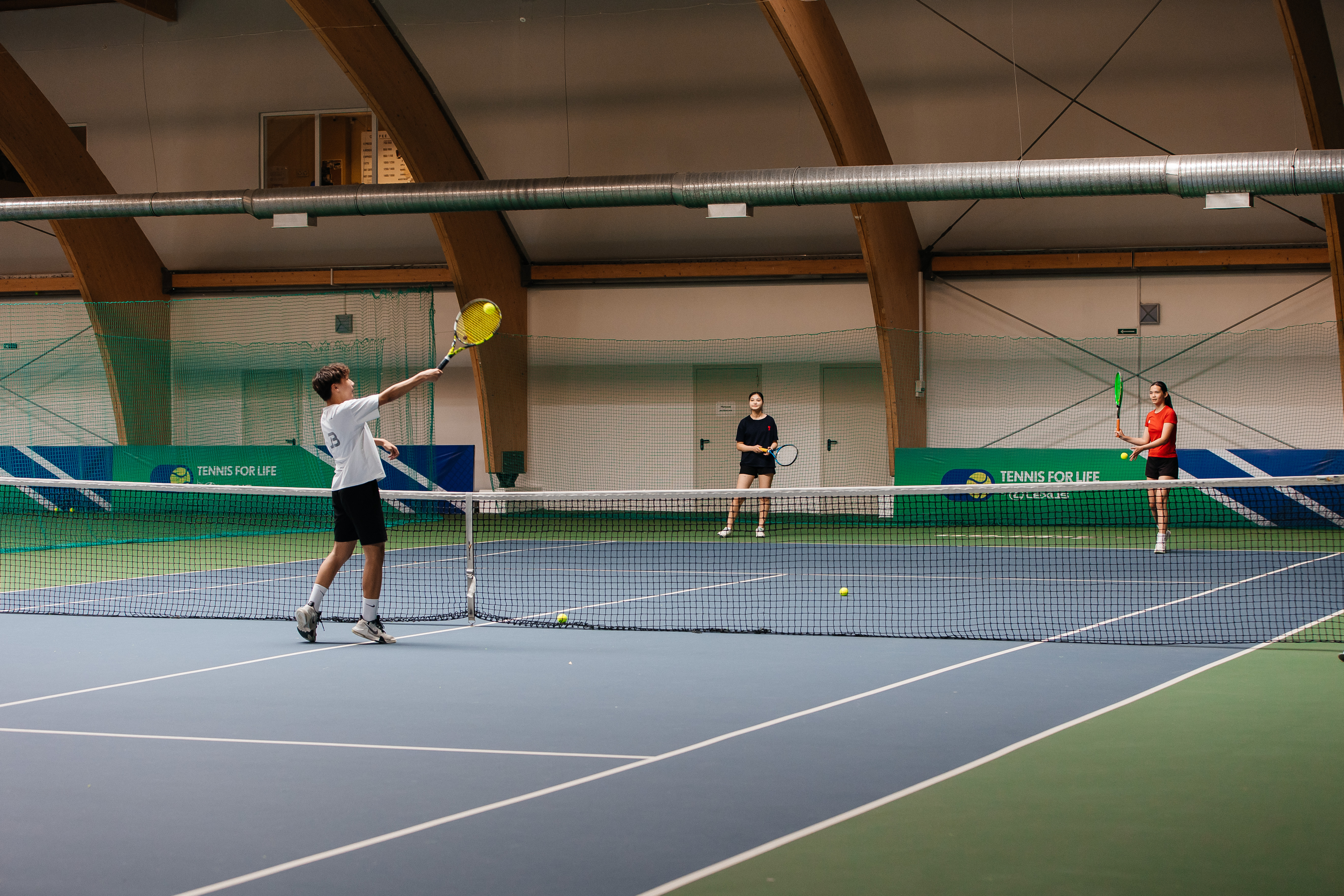 Теннис орталығында тегін шұғылданатын балалардың саны артты