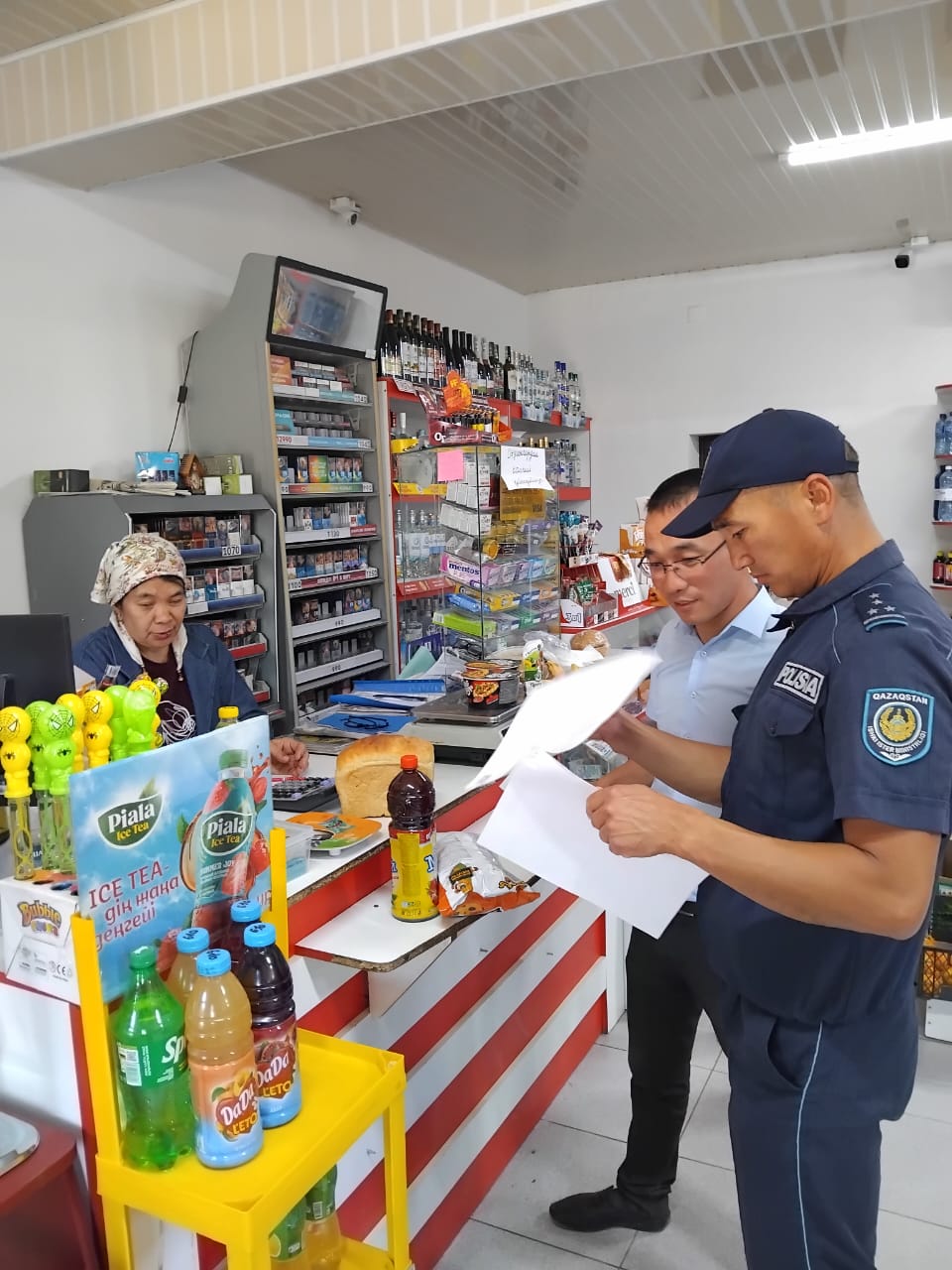 Кәмелетке толмағандарға алкоголь мен темекі өнімдерін сатуға тыйым салу бойынша рейдтік іс-шара өтті.