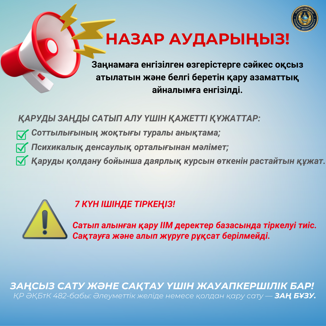 Құрметті азаматтар!