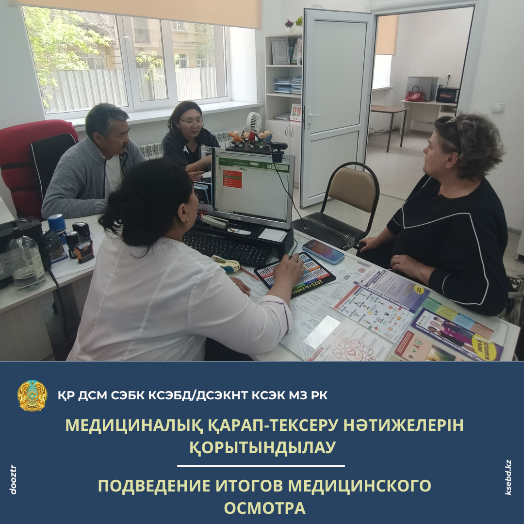 Медициналық қарап-тексеру нәтижелерін қорытындылау