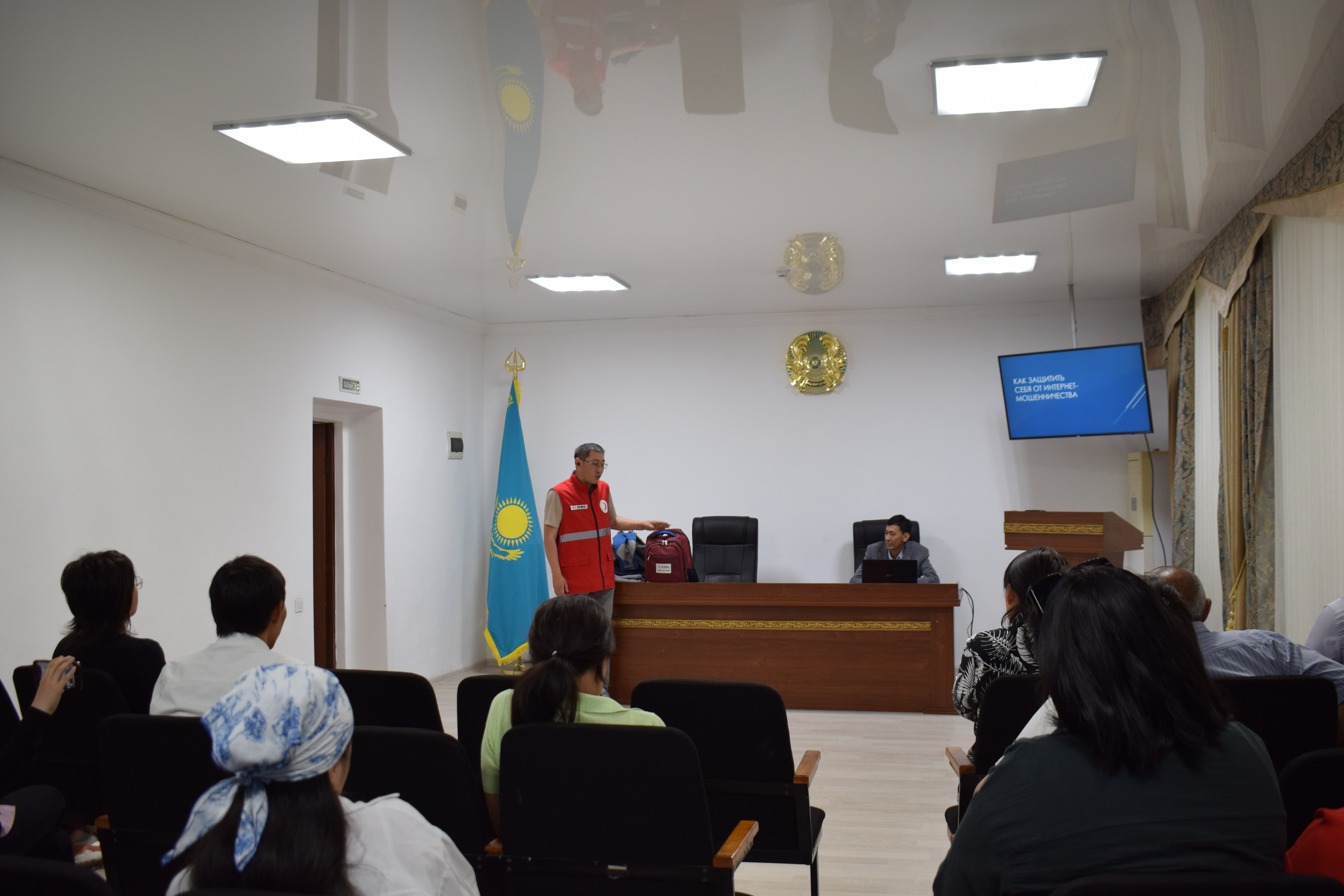Терроризм жағдайындағы іс-әрекетке дайындық бойынша оқу іс-шарасы өткізілді