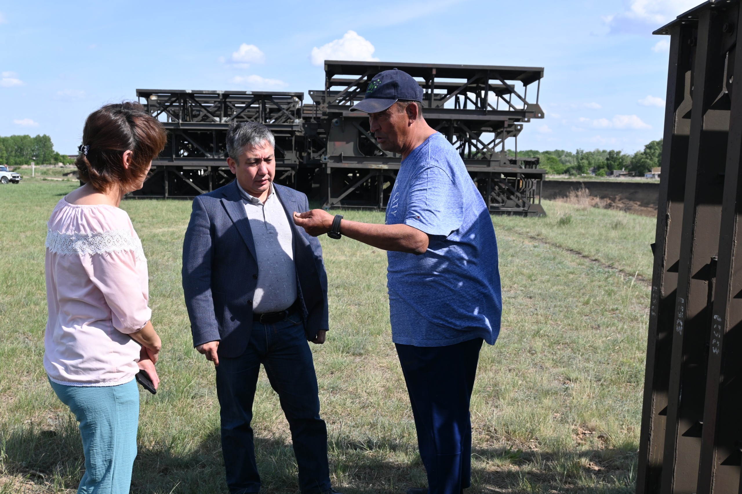 Сандықтау ауданы әкімінің Веселов ауылдық округіне жұмыс сапары