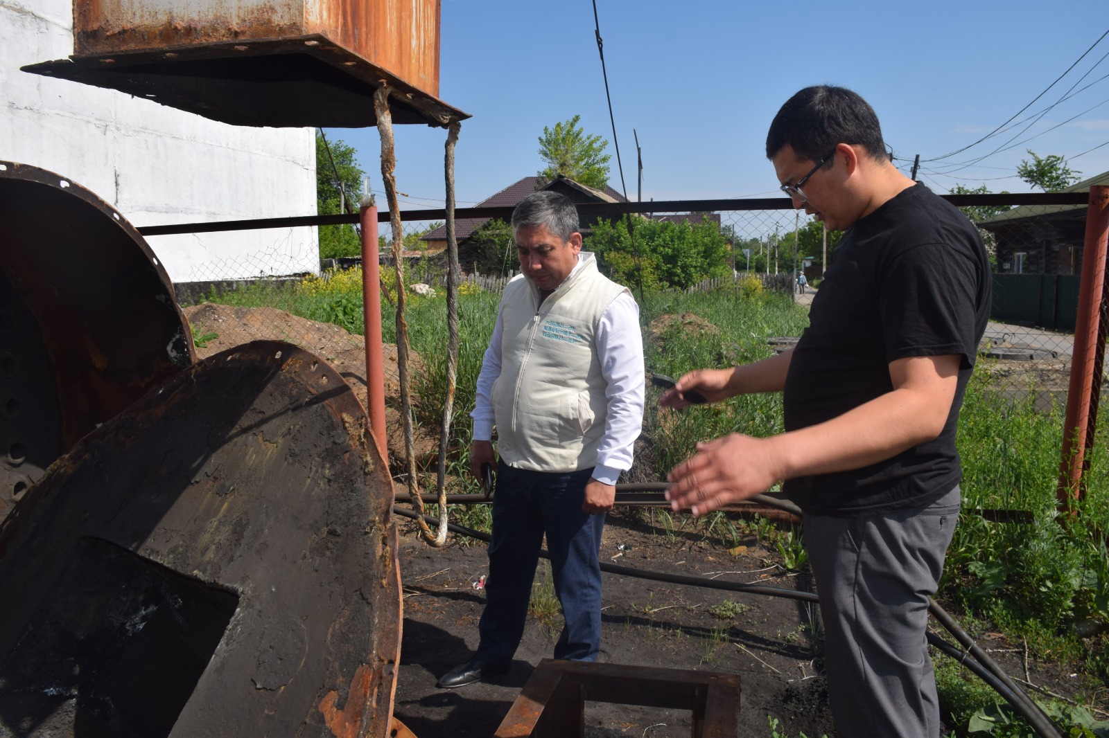 Сандықтау ауданының әкімі орталық қазандықтың жылу беру маусымына дайындығын тексерді