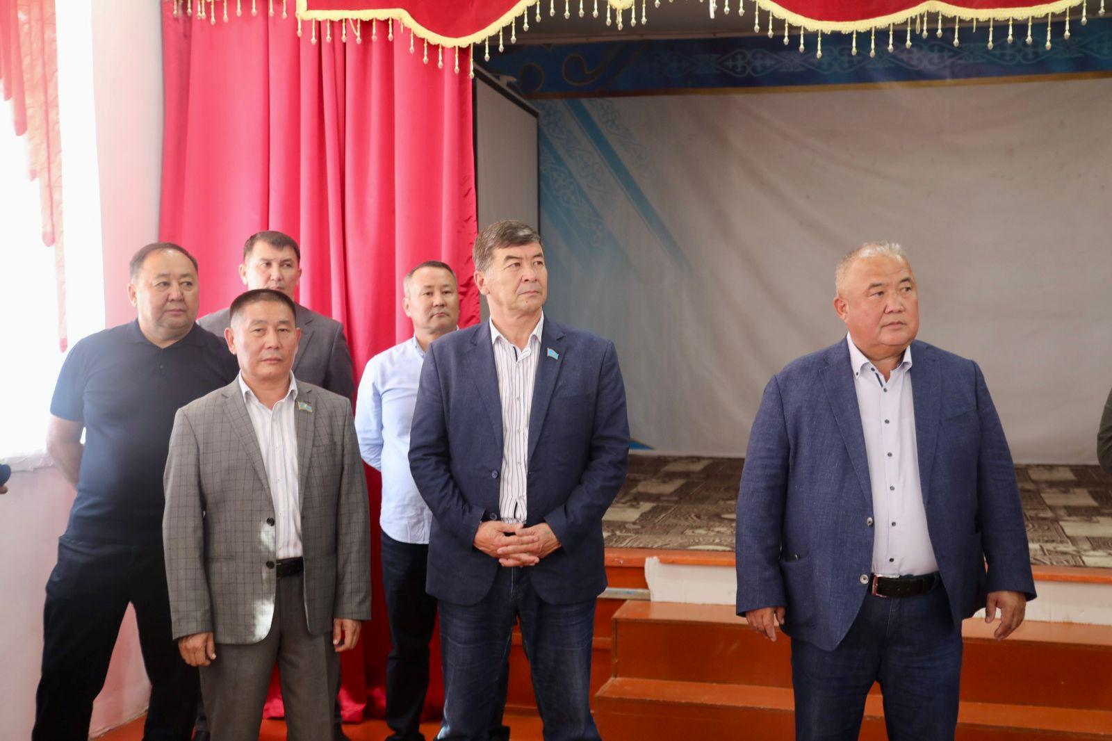 Аудан әкімі Тоқабайдағы елеулі істерге куә болды