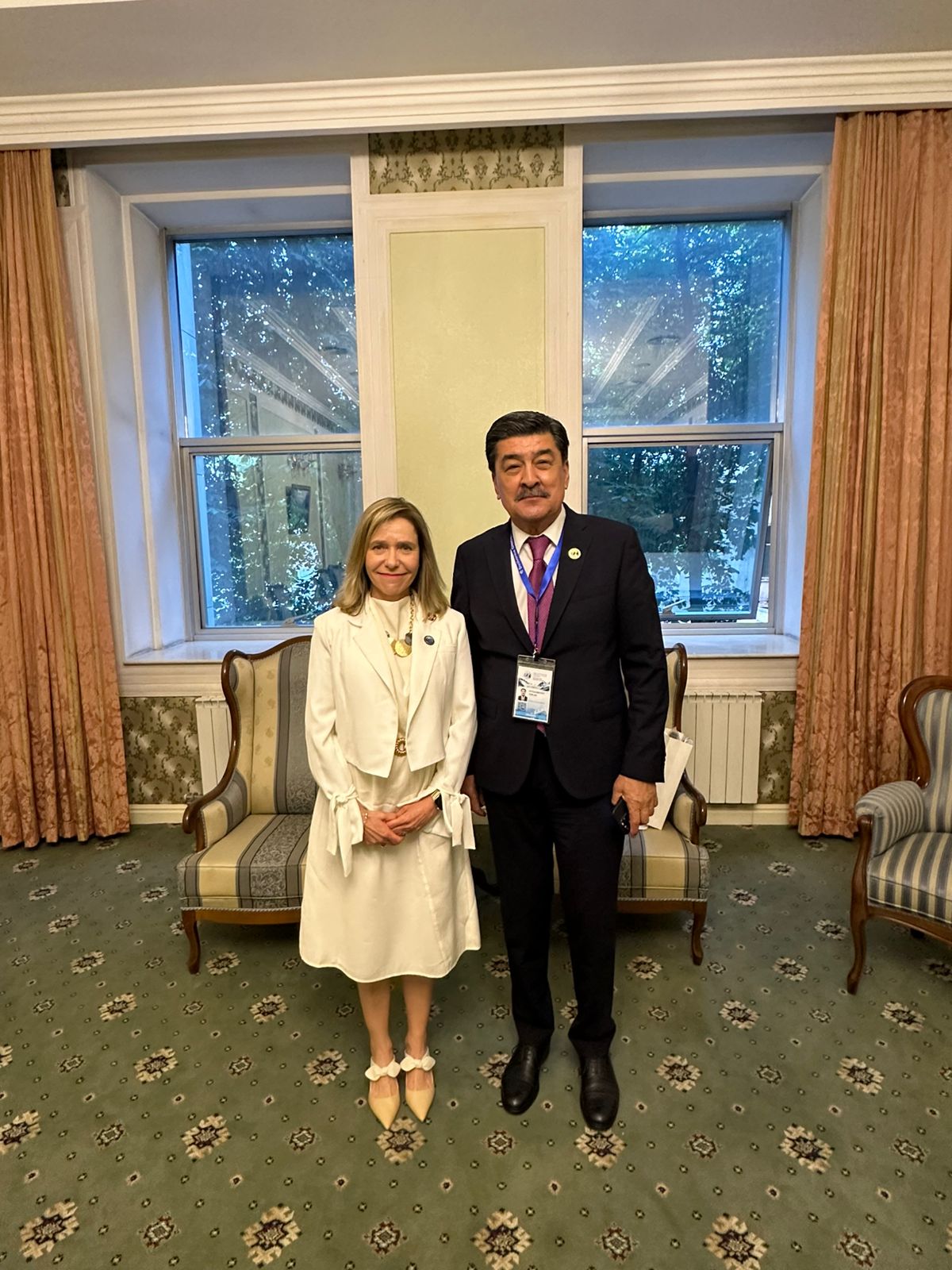 Дүниежүзілік метеорологиялық ұйымның Бас хатшысымен екіжақты кездесу