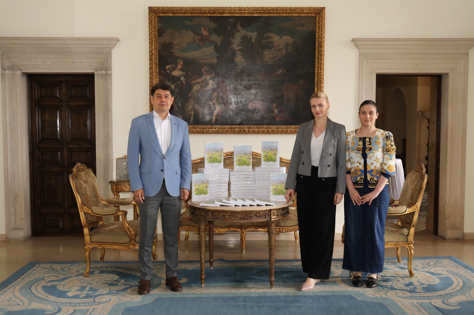 Classics of Kazakh Children’s Literature in Serbian Language Donated to the Foundation of the Crown Princess of Serbia