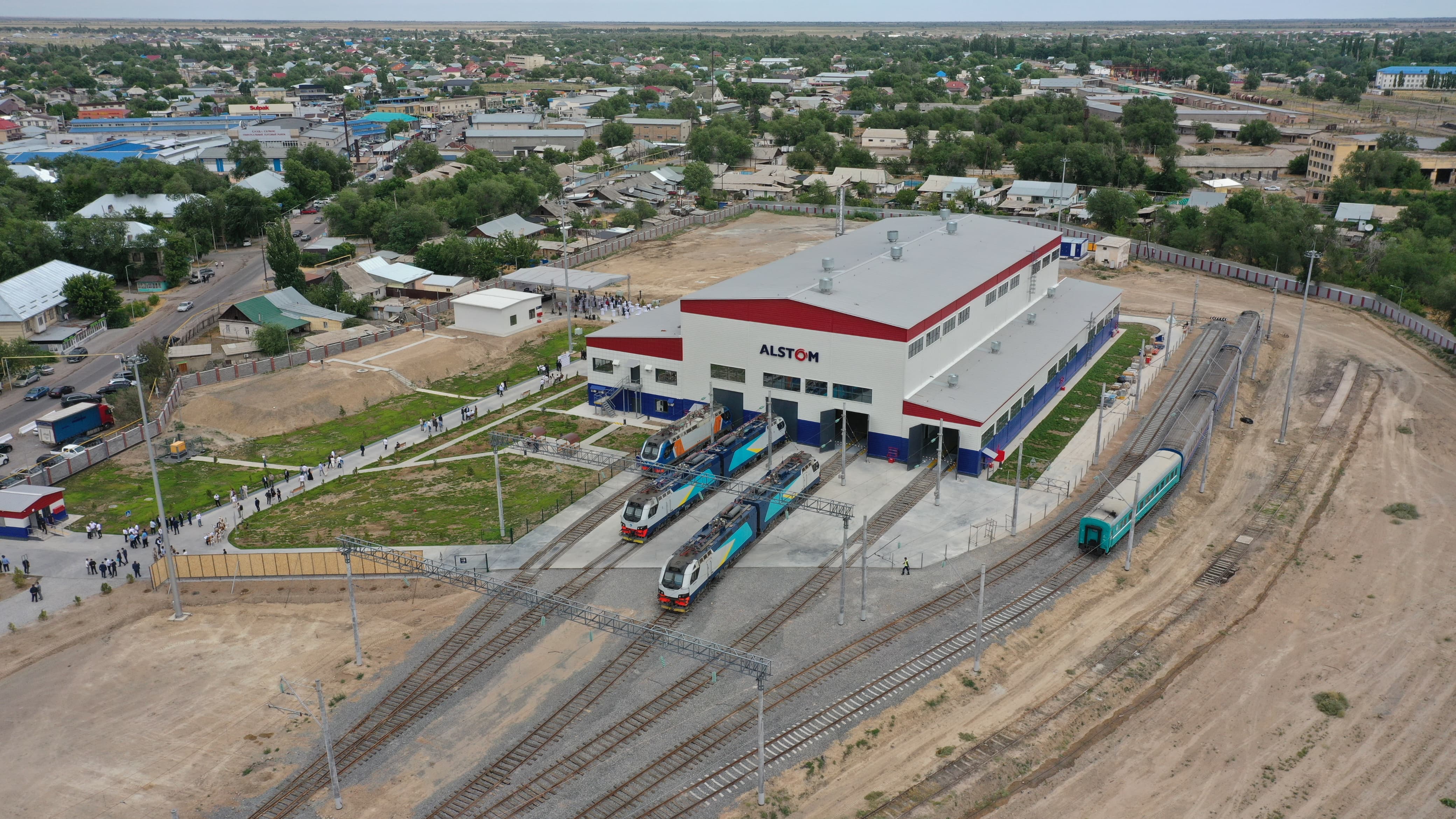 Шу ауданында теміржол депосы пайдалануға берілді