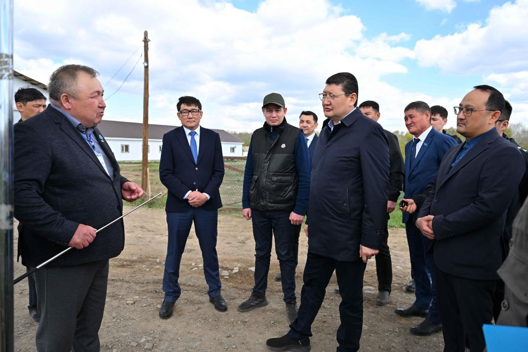 Облыс әкімі «Өрнек» шаруа қожалығының жұмысымен танысты