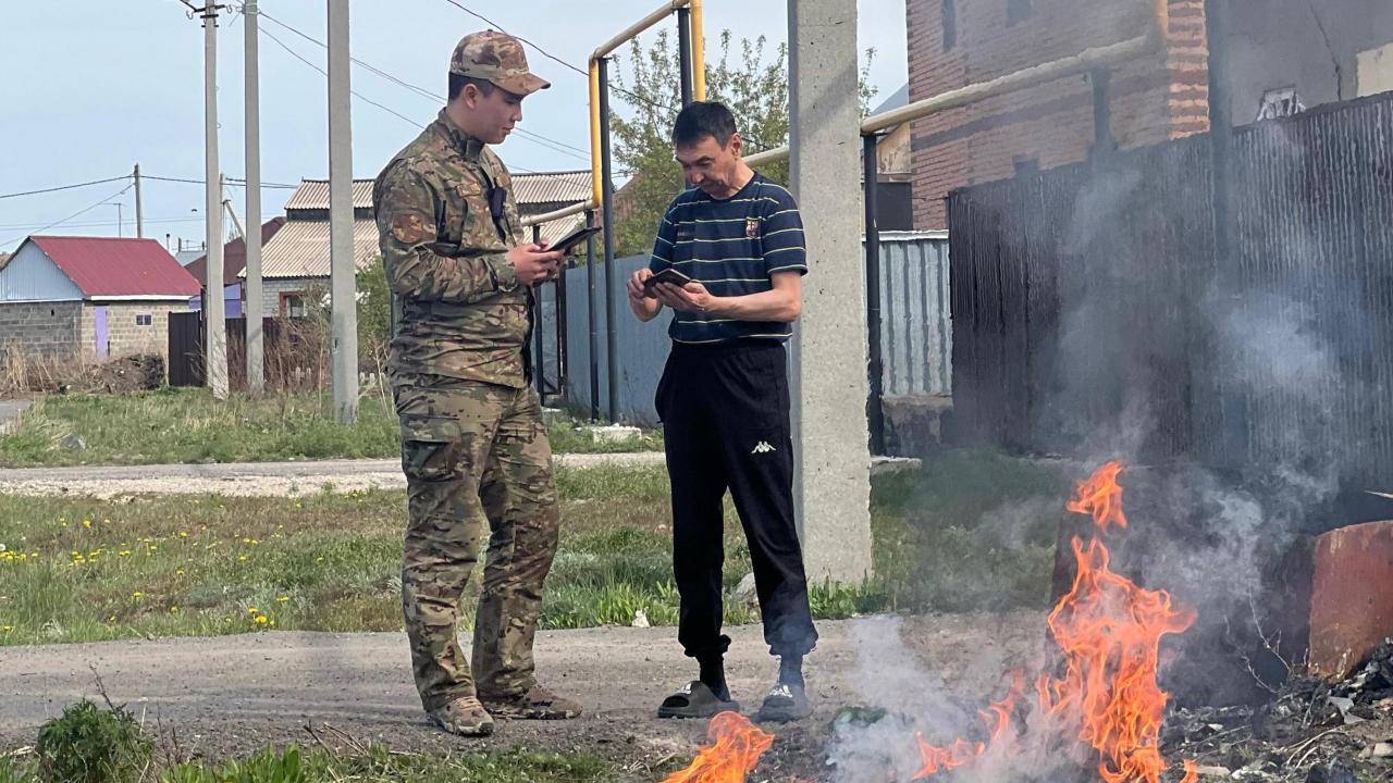 Ақмола облысында өрт қауіпті кезең басталғаннан бері 30 адамға айыппұл салынды