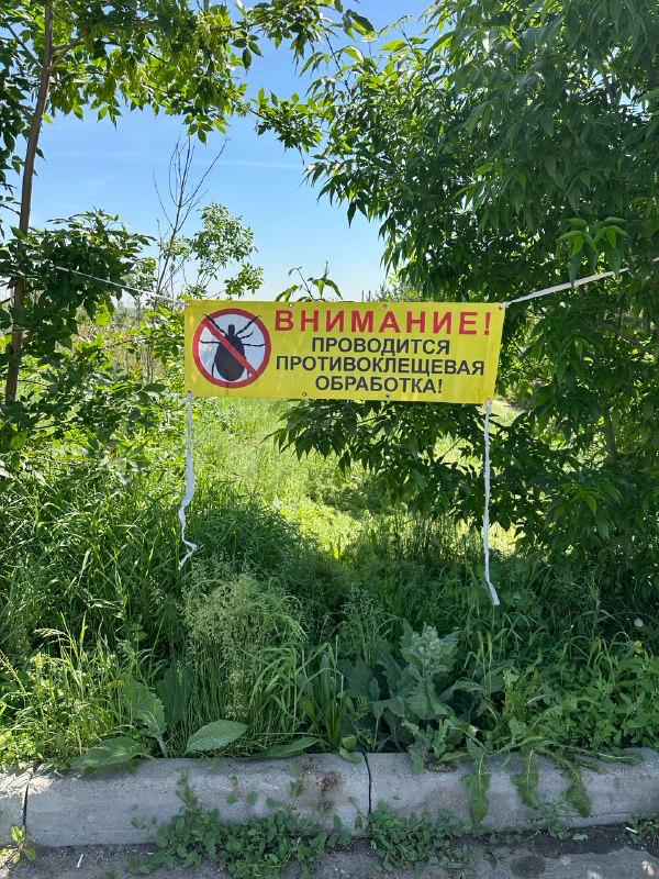 Проведение 2 тура противоклещевой обработки