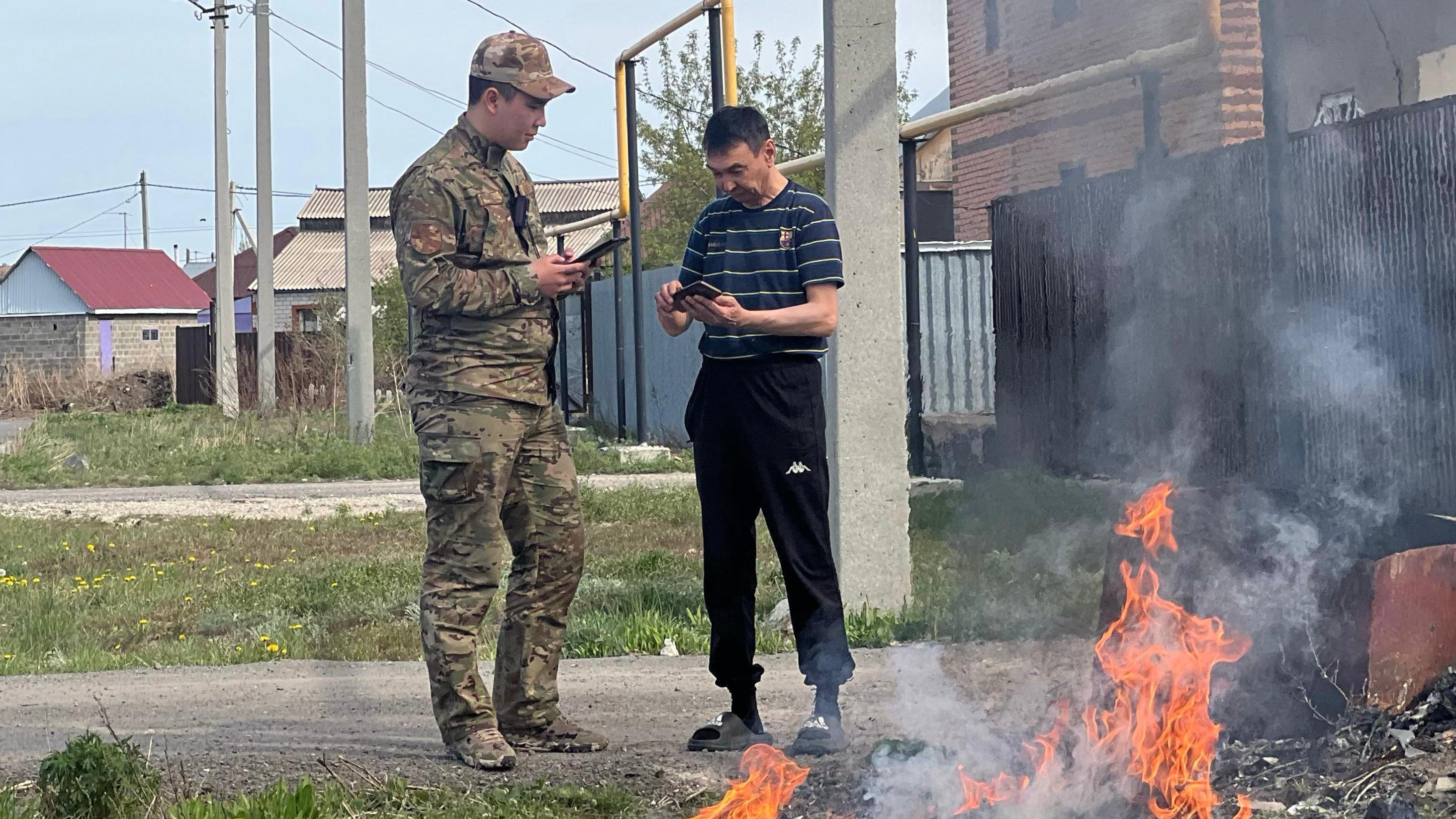 В Акмолинской области с начала пожарооопасного периода оштрафованы 30 человек