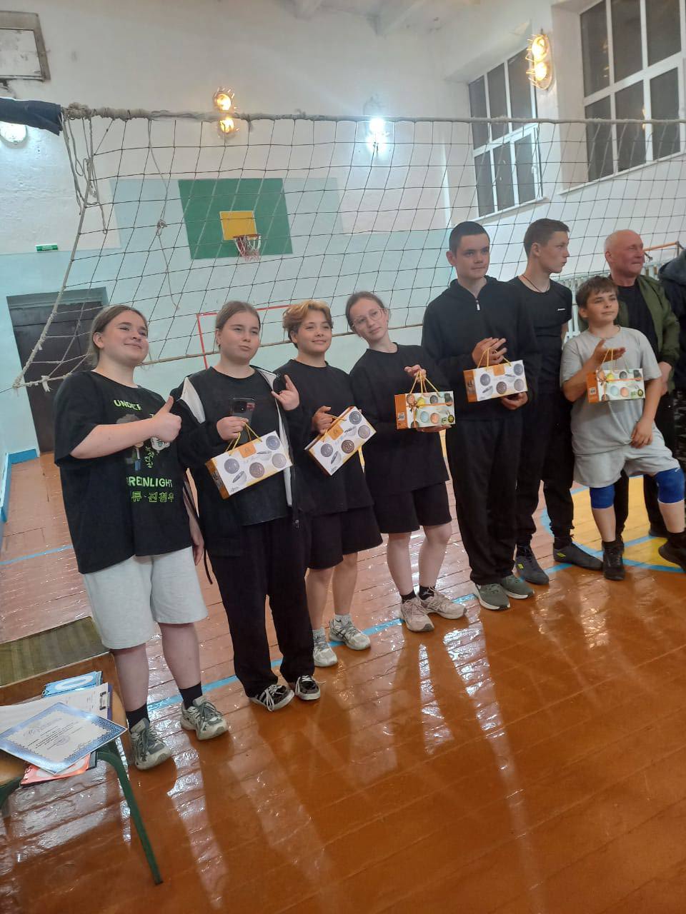 Біздің ауданда волейболдан турнир өтті.