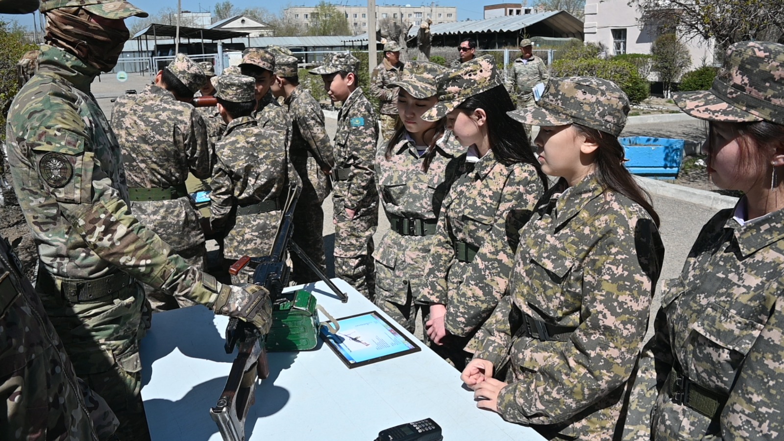 Әскери бөлімде «Ашық есік күні» өткізілді
