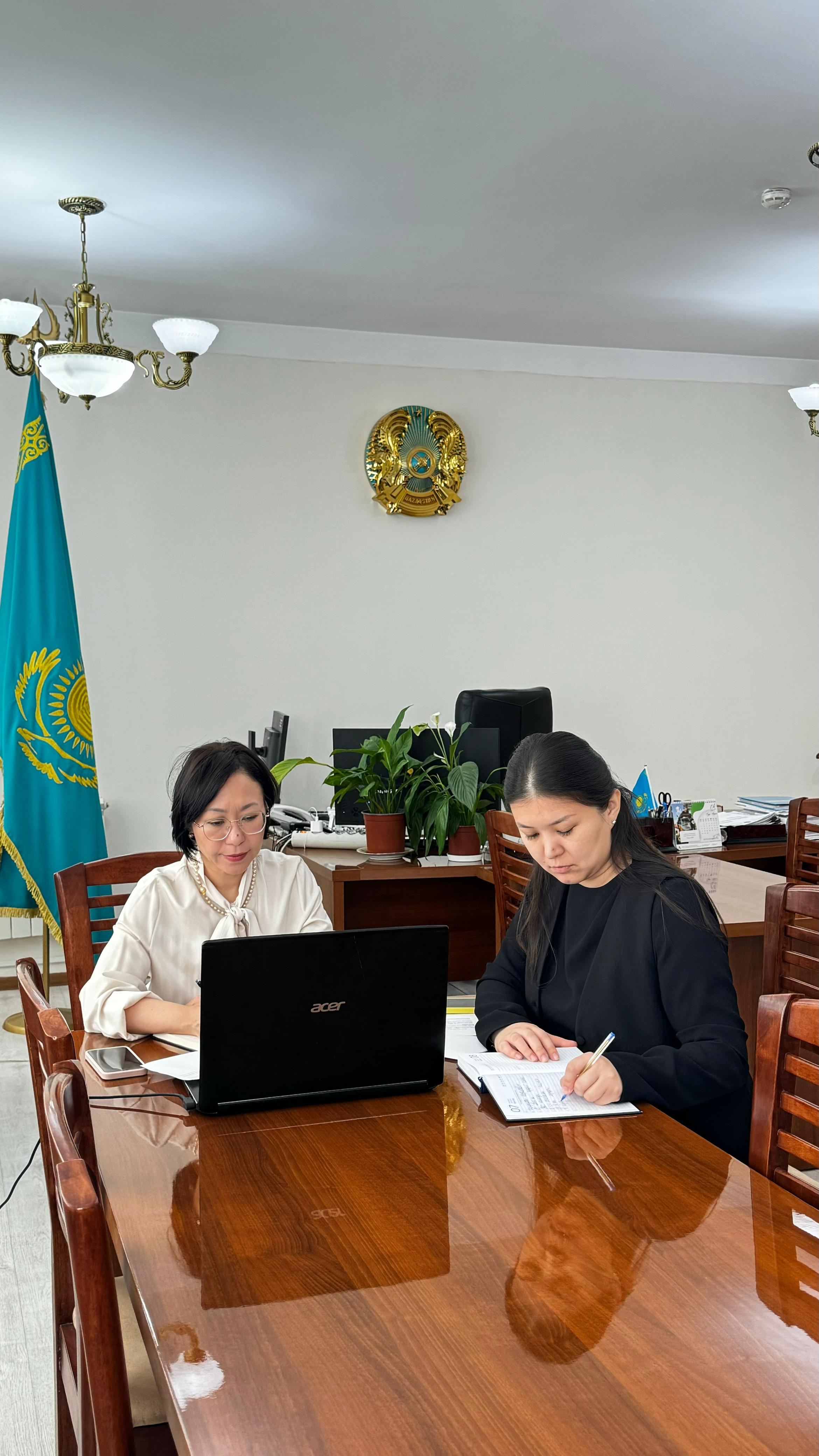 Онлайн қабылдау өткізілді