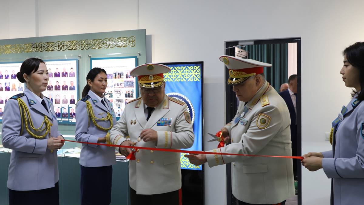 Атырау облысы полиция департаментінің жаңа музейінің салтанаты ашылуы өтті