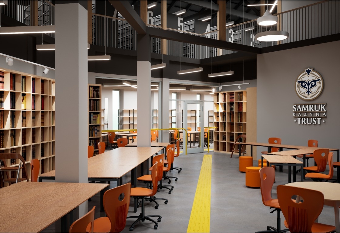 Семейде көру қабілеті шектеулі жандарға арналған арнайы кітапхана құрылысы аяқталуға жақын