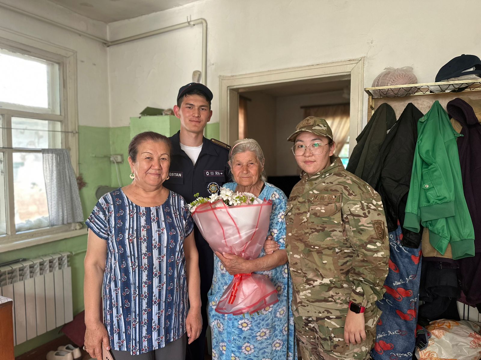 Чествование труженика тыла Илийского района