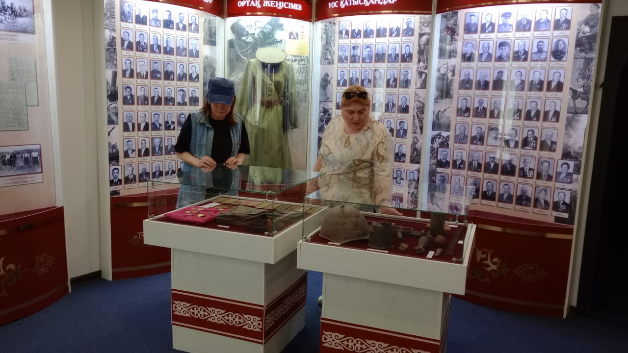 Аудандық мұражайда "Жеңіс сарбаздары — аудан майдангерлері" көрмесі өтті