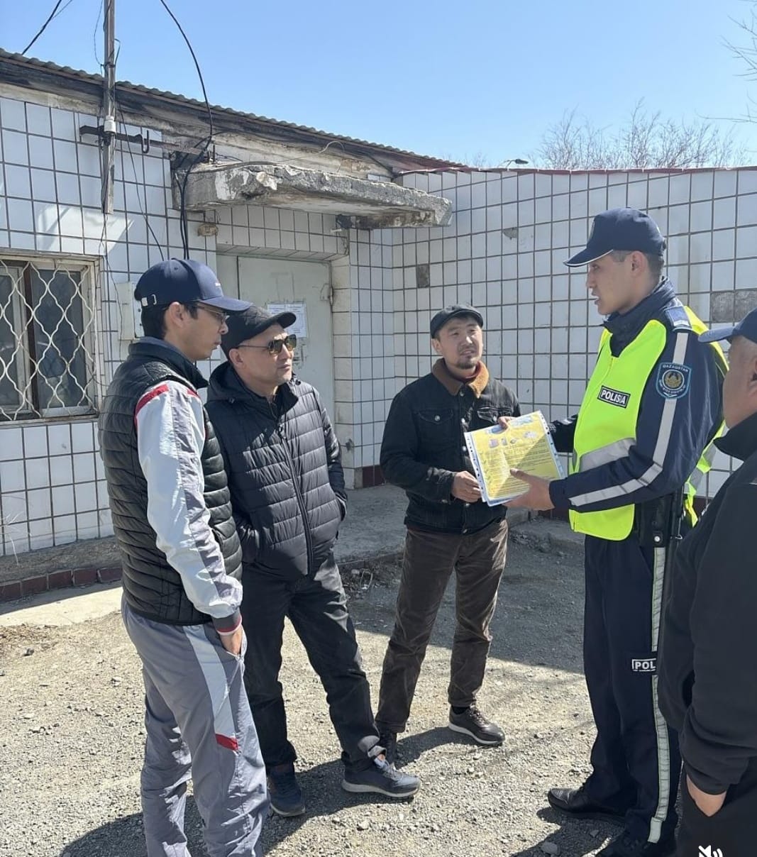 Жол көлік оқиғаларының алдын алу іс шара өткізілді.