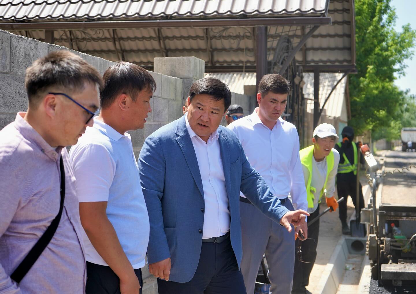 В ГОРОДЕ КЕНТАУ ВЕДУТСЯ ДОРОЖНЫЕ РЕМОНТНЫЕ РАБОТЫ