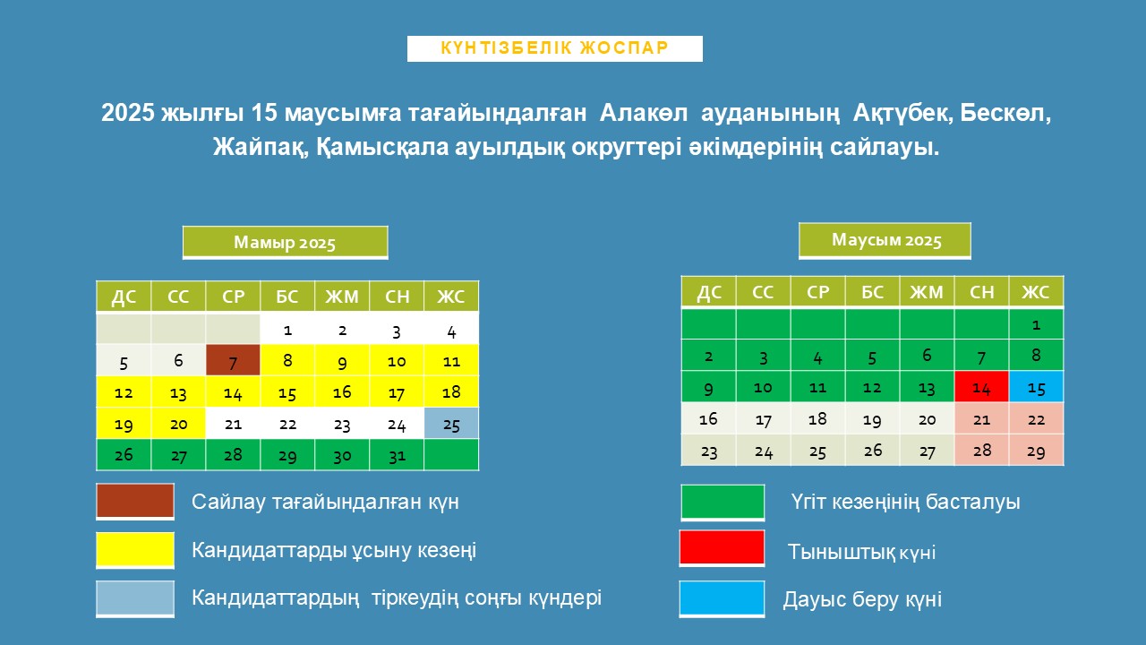 Күнтізбелік жоспар