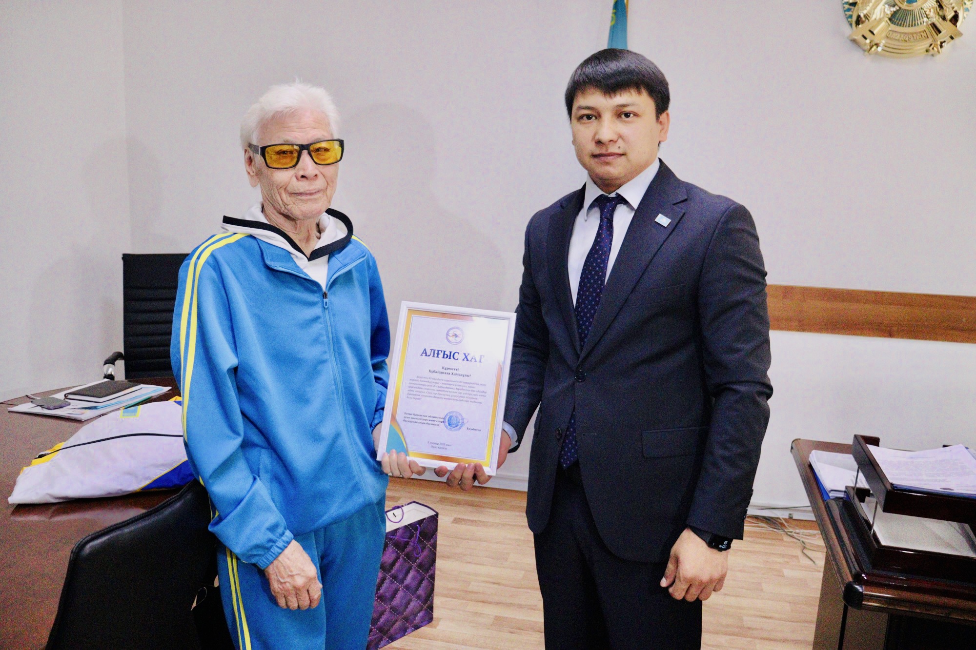 Ардагер параспортшы Құбайдолла Хасанов 80 шақырымдық жаяу жүрісті сәтті аяқтады