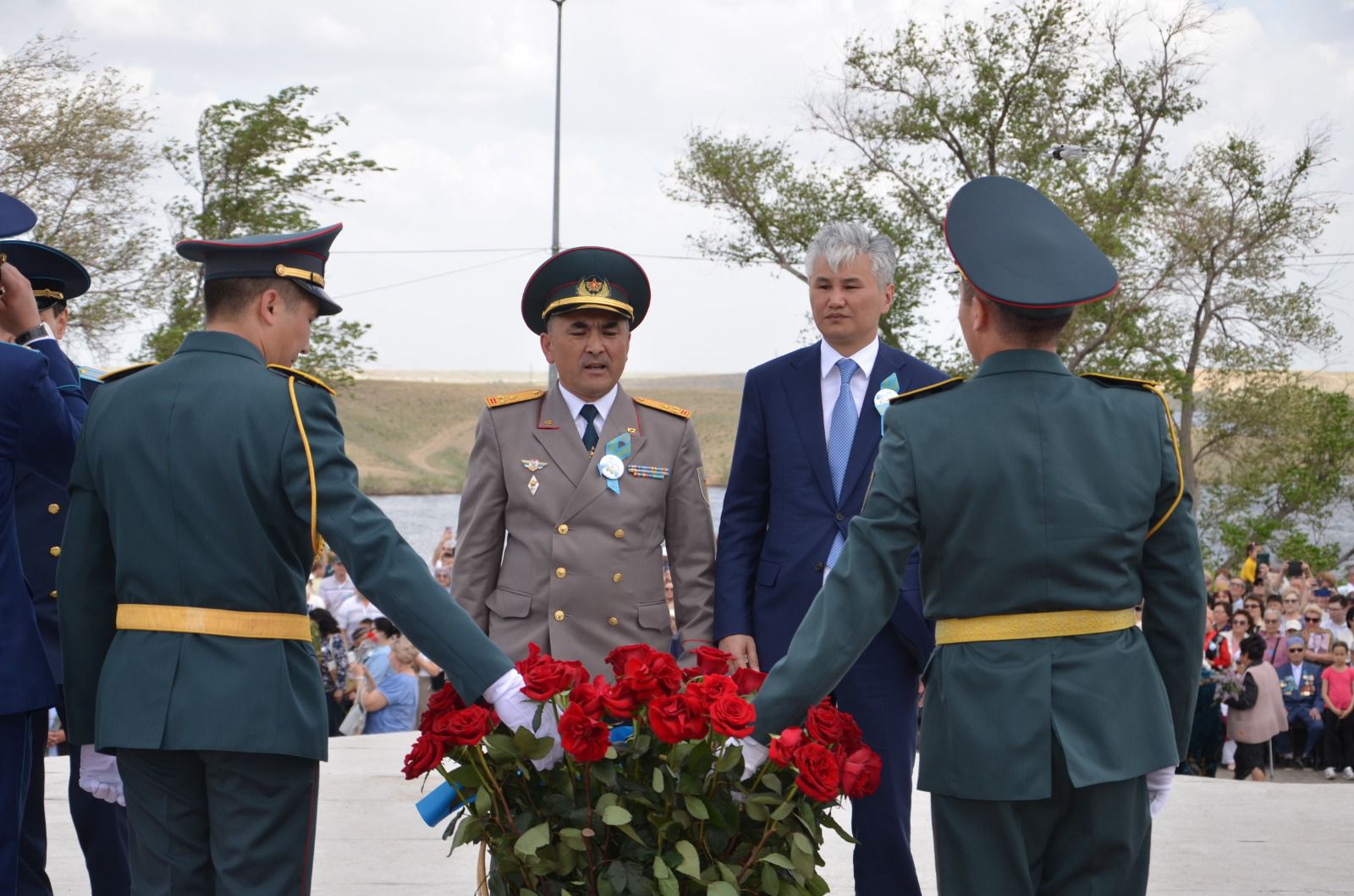 Ұлытау облысында Ұлы Жеңістің 80 жылдығы атап өтілді