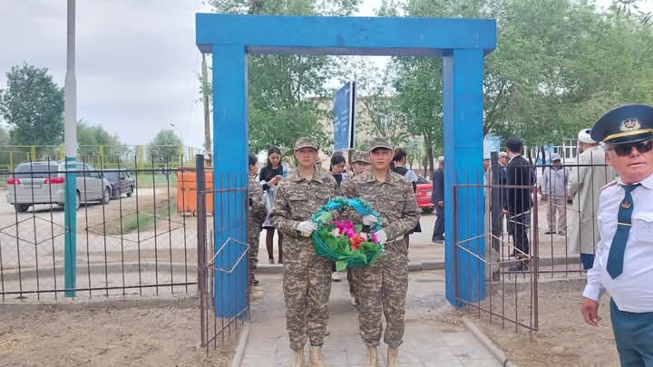 Состоялась церемония возложения венков к памятнику Неизвестному Солдату по случаю 80-летия Великой Победы.