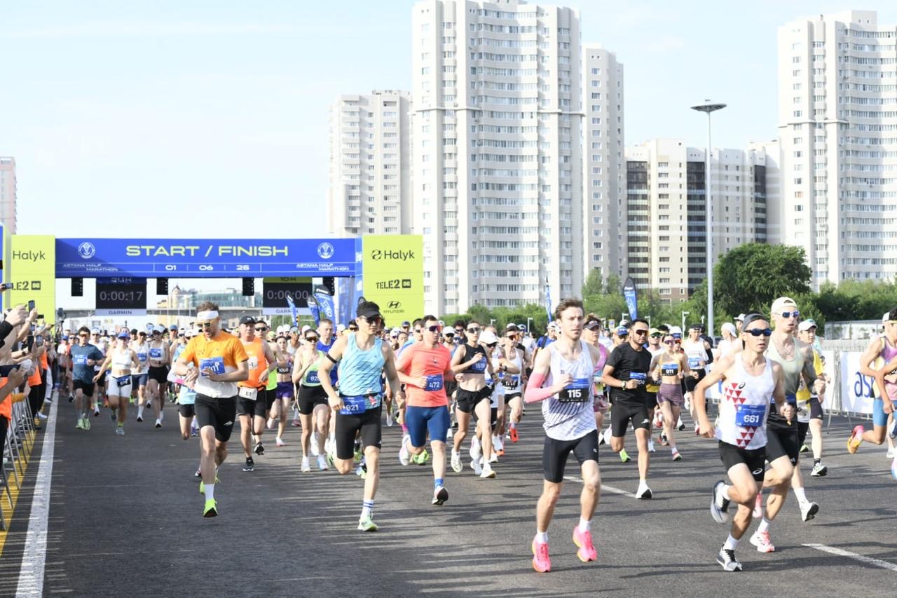 Astana Half Marathon: 30-дан астам елден арнайы марафоншылар қатысты