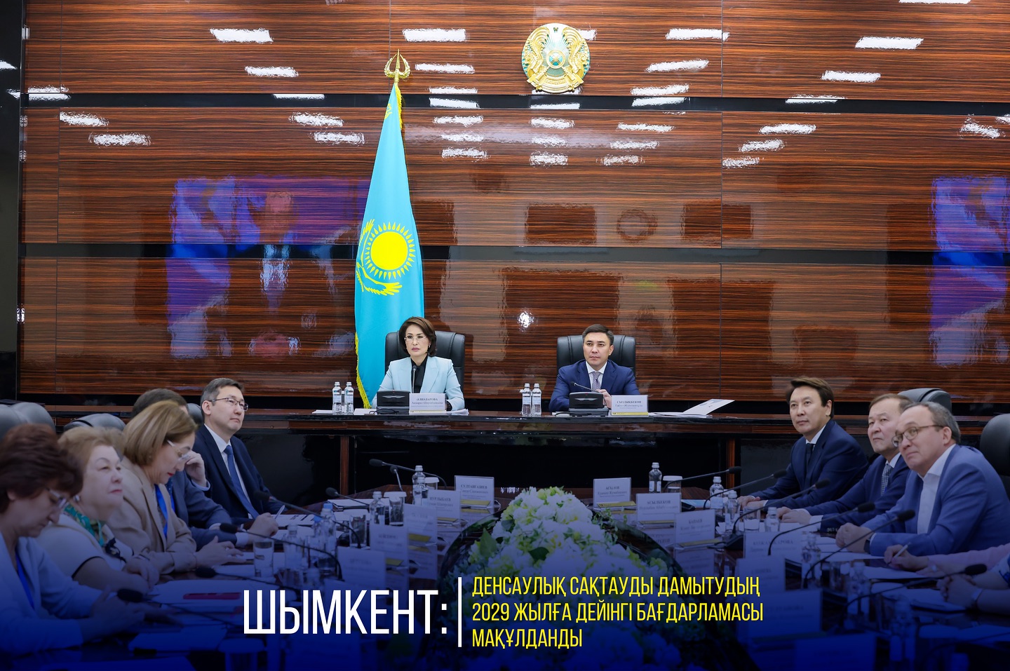 ШЫМКЕНТ: ДЕНСАУЛЫҚ САҚТАУДЫ ДАМЫТУДЫҢ 2029 ЖЫЛҒА ДЕЙІНГІ БАҒДАРЛАМАСЫ МАҚҰЛДАНДЫ