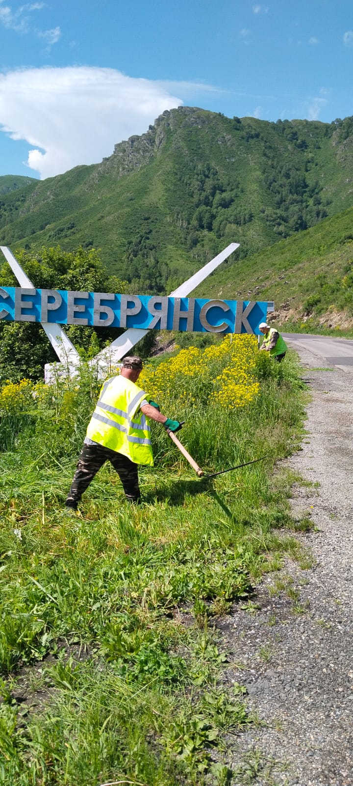 «Таза Қазақстан» республикалық экологиялық акциясы аясында экологиялық жағдайды жақсарту және қоршаған ортаны жақсарту мақсатында Серебрянск қаласына кіре берісте аумақты санитарлық тазалау жұмыстары жүргізілуде.