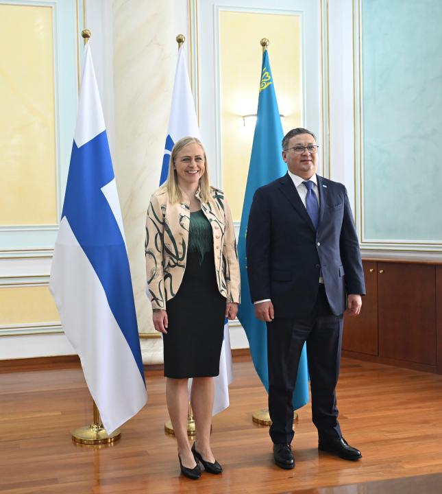 Foreign Ministers of Kazakhstan and Finland Confirm Commitment to Constructive Engagement and Strengthening Bilateral Partnership and Cooperation within the OSCE
