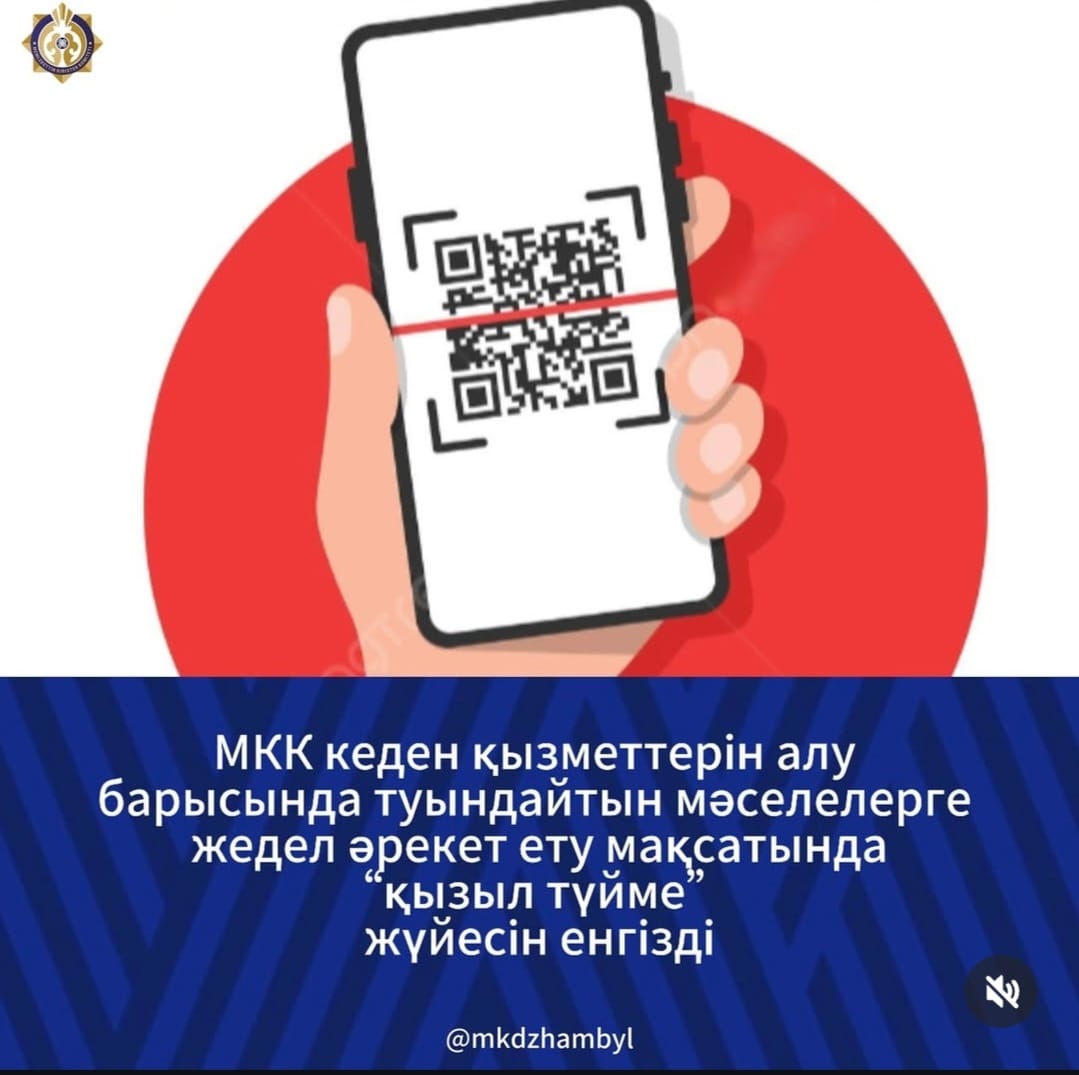 МКК кеден қызметтерін алу барысында туындайтын мәселелерге жедел әрекет ету мақсатында" қызыл түйме" жүйесін енгізді
